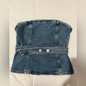 Zara Denim Corset